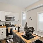 King Bed-Sleep 8-Baby-Fireplace-Laundry