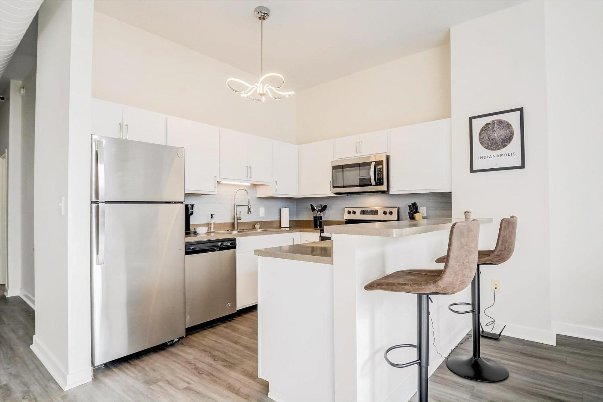 Apartment Cozysuites - 2br With Direct Skybridge Access #9 Indianapolis