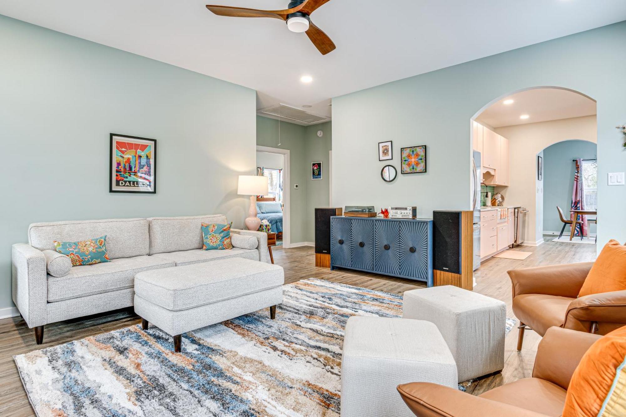Chic Sobro Charmer With Covered Porch!